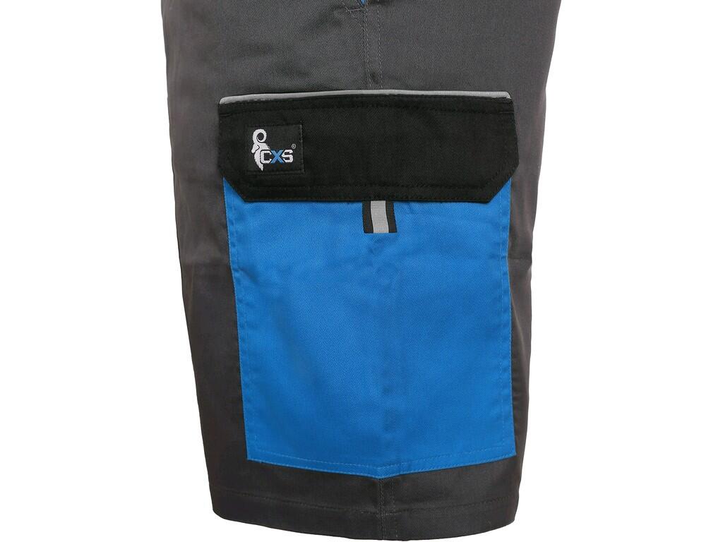 Kraťasy CXS PHOENIX ZEFYROS, pánske, sivo-modré